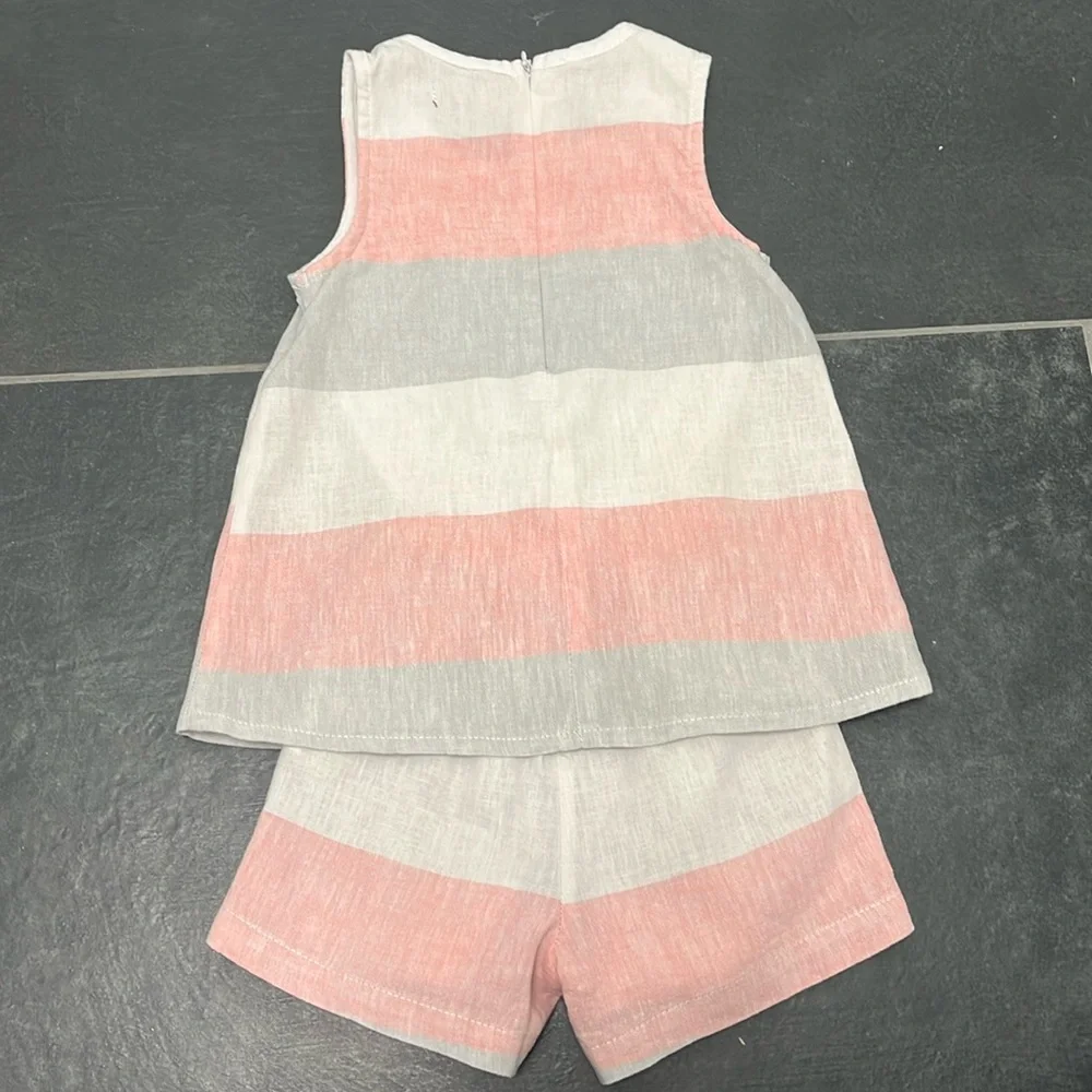 7 for all Mankind Girls Linen Jumpsuit size 4